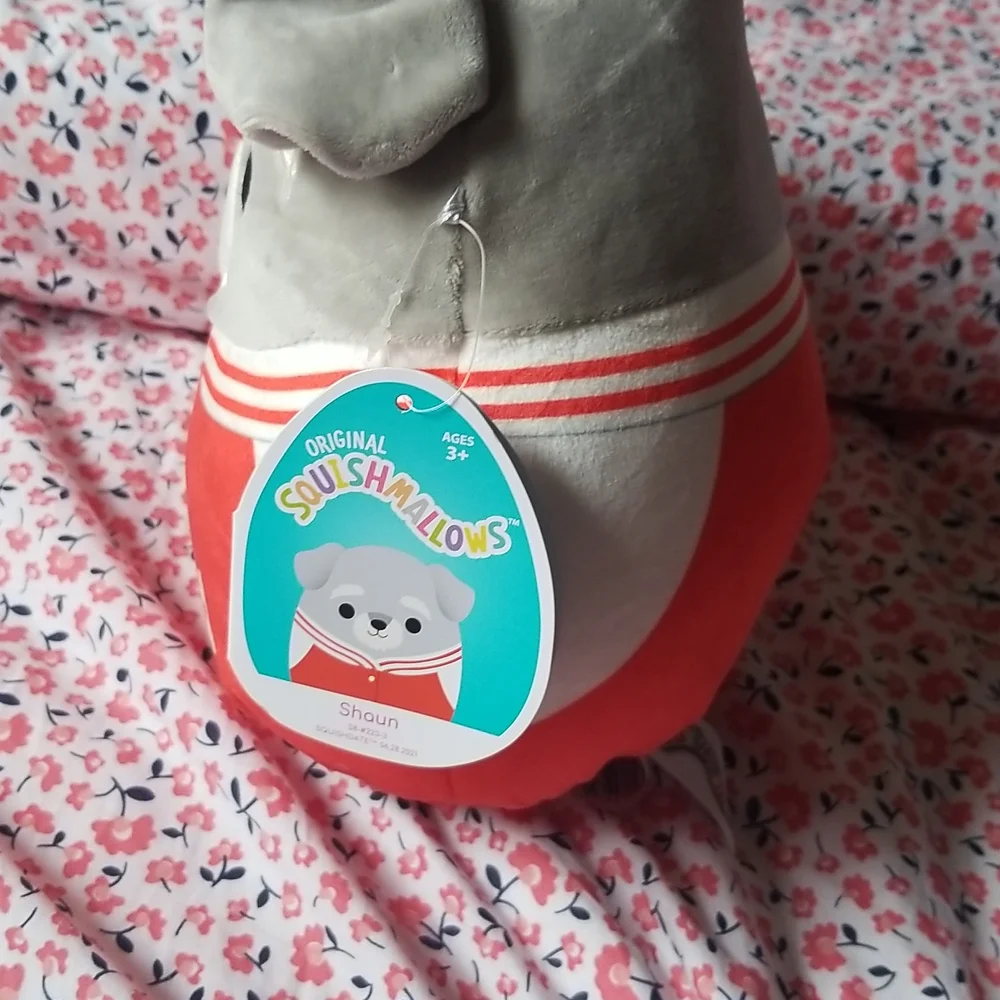Brand new Squishmallows Shaun the Dog Pillow 8”